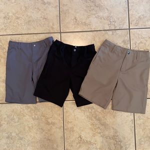 Under Armour Boys Shorts Size 7 (3 pairs)